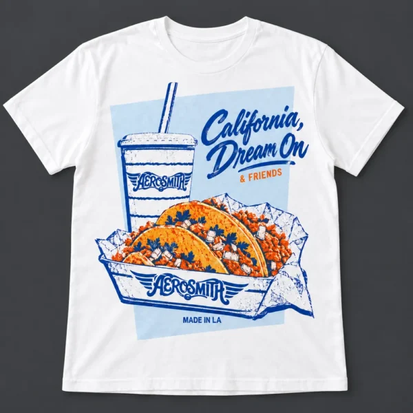 Aerosmith And Friends California Dream On At Hollywood Bowl Los Angeles California United States On October 29 And November 1, 2026 Merch T-Shirt