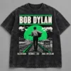 Bob Dylan EU UK Tour 2026 Hallenstadion Zurich November 1 Black Acid Washed T-Shirt
