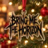 Bring Me The Horizon Logo Custom Shape Acrylic Christmas Ornament Band Fan Gift