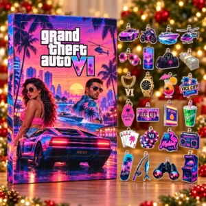 GTA VI Vice City Neon Vehicles and Props Christmas Advent Calendar