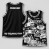 KATSEYE Wildworld Tour Boston 2026 Black Eyes And Lips Round Neck Basketball Jersey Shirt