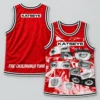 KATSEYE Wildworld Tour Montreal 2026 Red Eyes And Lips Round Neck Basketball Jersey Shirt