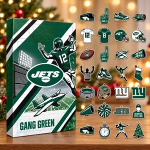 New York Jets NFL Gang Green Christmas Advent Calendar
