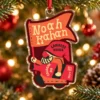 Noah Kahan The Great Divide Tour Cologne LANXESS Arena 2026 Flag Bearer Custom Shape Acrylic Christmas Ornament