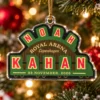 Noah Kahan The Great Divide Tour Copenhagen Royal Arena 2026 Vintage Sign Custom Shape Acrylic Christmas Ornament