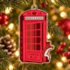 Noah Kahan The Great Divide Tour London The O2 2026 Telephone Box Fox Custom Shape Acrylic Christmas Ornament
