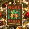 Noah Kahan The Great Divide Tour Munich Olympiahalle 2026 Floral Custom Shape Acrylic Christmas Ornament