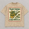 Noah Kahan The Great Divide Tour at AO Arena Manchester United Kingdom on November 9 and 10, 2026 Merch Guitar Bee Beige Acid Washed T-Shirt