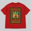 Noah Kahan The Great Divide Tour at Olympiahalle Munich Germany on December 4, 2026 Merch Floral Red T-Shirt
