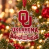 Oklahoma Sooners NCAA Christmas 2026 Custom Shape Acrylic Ornament Holiday Tree Decoration Fan Gift