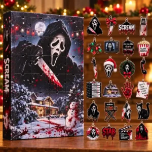 Scream Ghostface Mask Slasher Christmas Advent Calendar