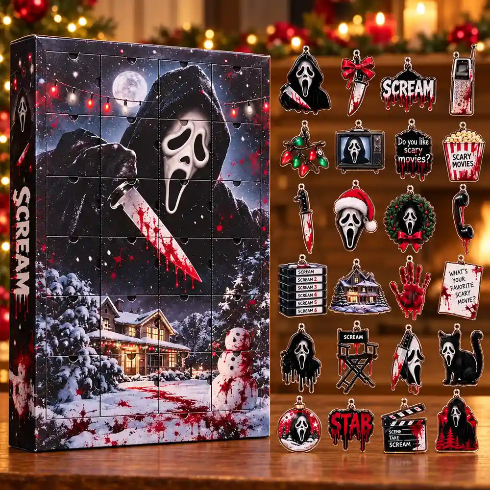 Scream Ghostface Mask Slasher Christmas Advent Calendar