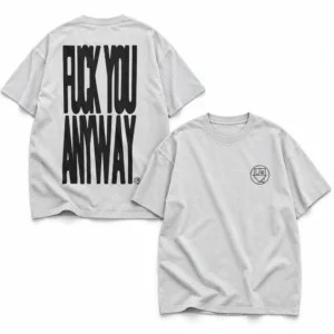 The Neighbourhood The World Tour Unity Arena Fornebu Norway August 25 2026 Fuck You Anyway Grey Two-Sided T-Shirt
