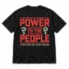 Tom Morello Power To The People Festival Columbia Maryland October 3 2026 Merriweather Post Pavilion Distressed Red Fists Black T-Shirt