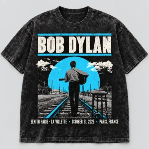 product 8 bob dylan zenith paris la villette paris france october 31 2026 washed black t shirt